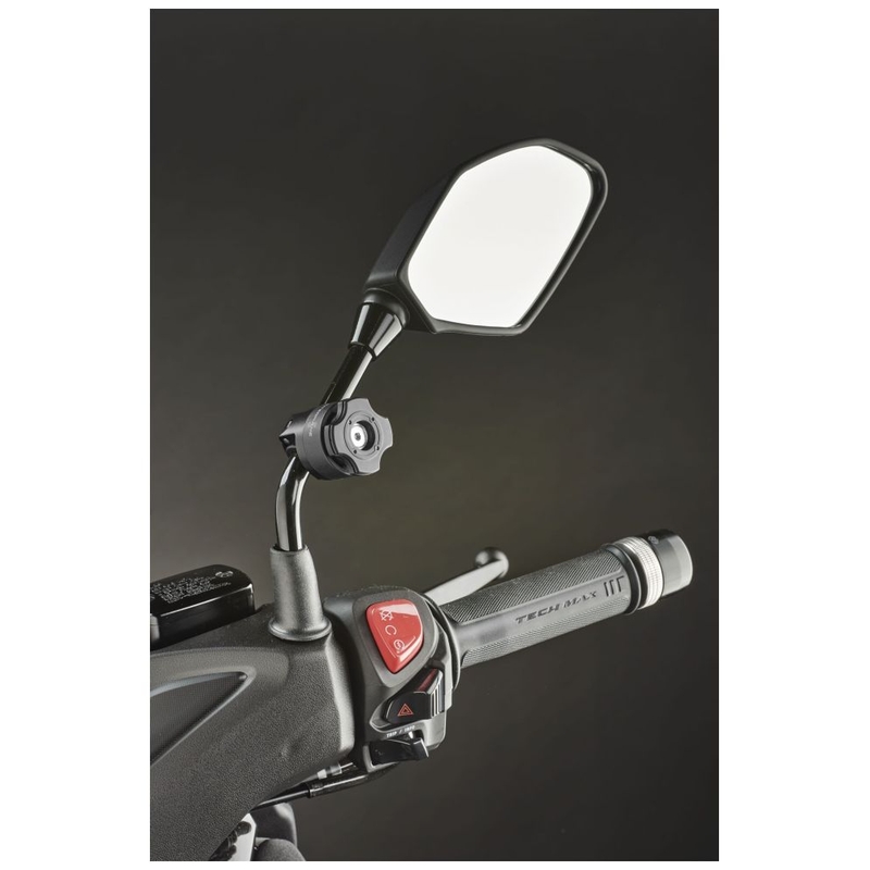 Supporto QUIKLOX interfono per specchio o corrimano di motocicletta