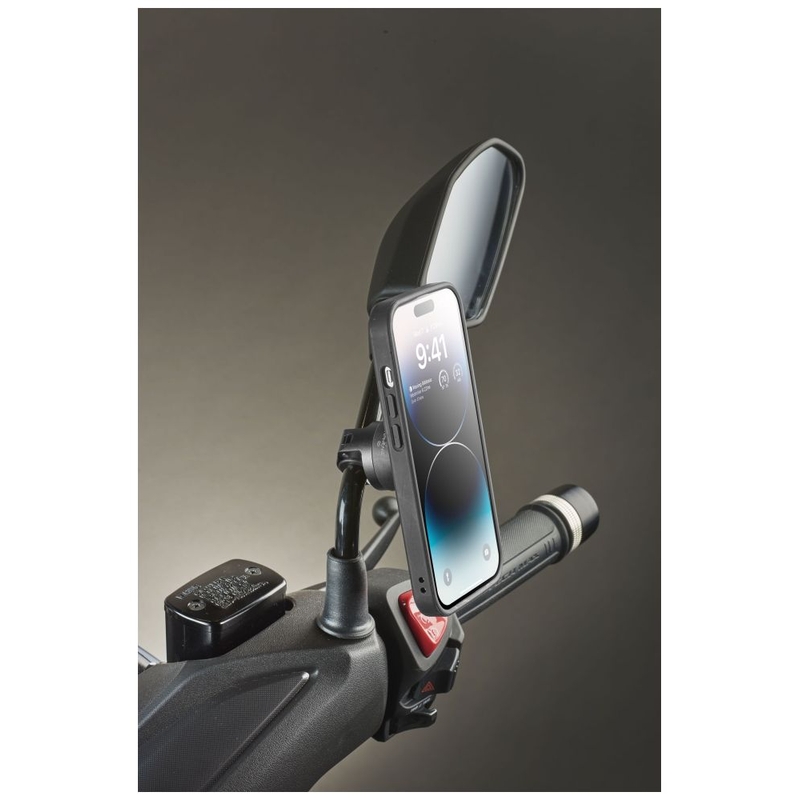 Supporto QUIKLOX interfono per specchio o corrimano di motocicletta