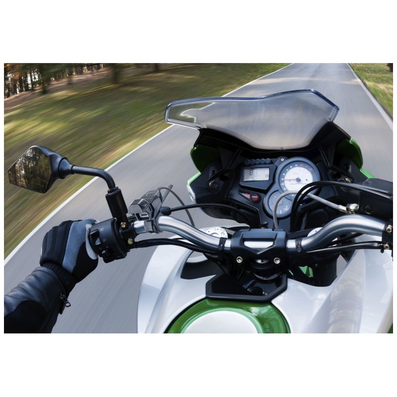 Caricabatterie da manubrio per moto Interphone USB-C