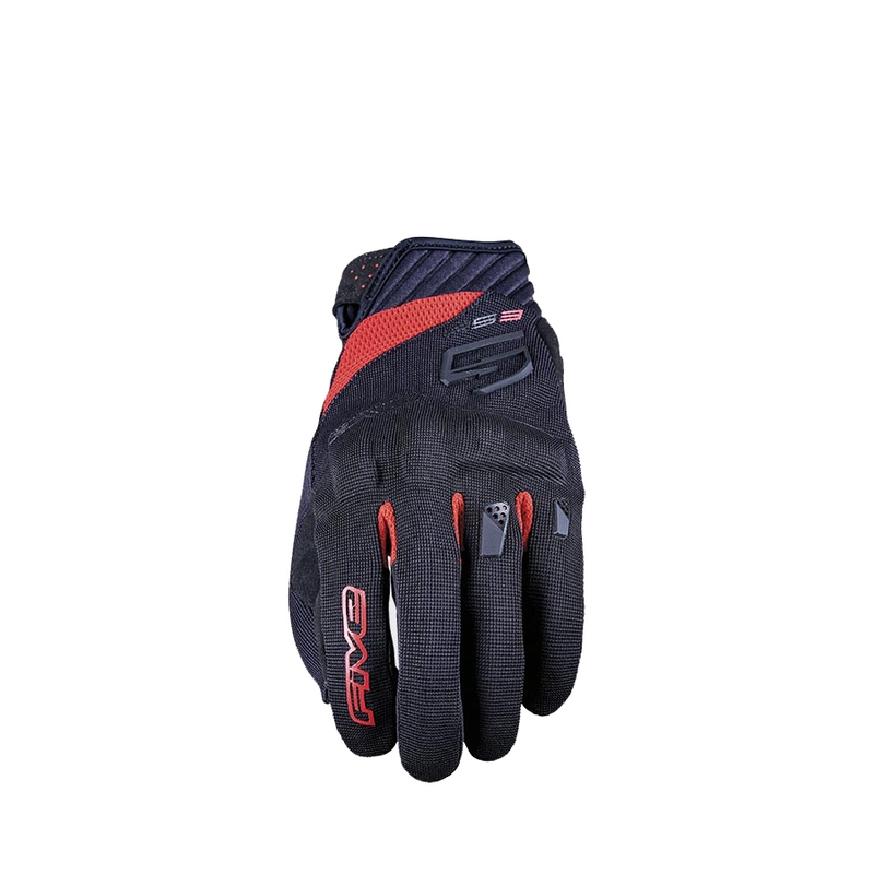 Guanti moto FIVE RS3 EVO nero-rosso