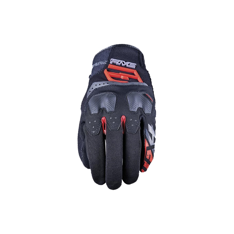 Guanti da moto FIVE TFX4 nero-rosso