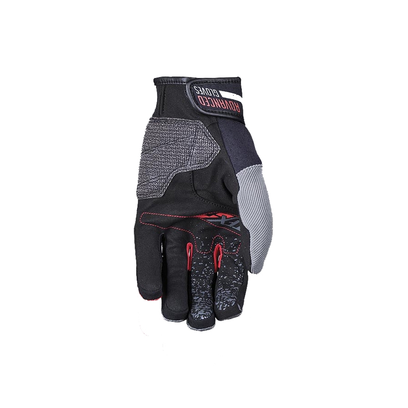 Guanti da moto FIVE TFX4 grigio-rosso