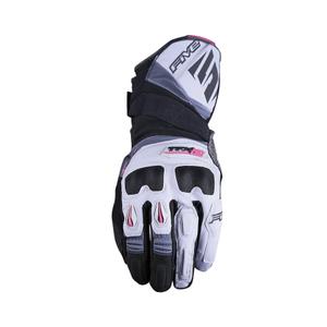 Guanti da moto da donna FIVE TFX2 WP grigio-rosa