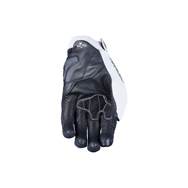Guanti da moto FIVE Stunt EVO 2 Airflow bianchi e neri da donna