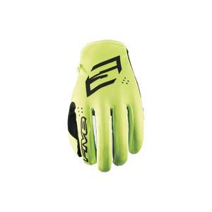 Guanti da motocross FIVE MXF4 giallo fluo