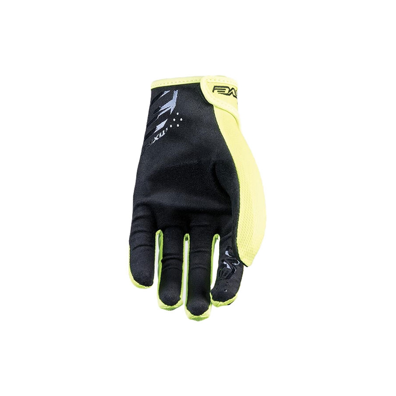 Guanti da motocross per bambini FIVE MXF4 giallo fluo