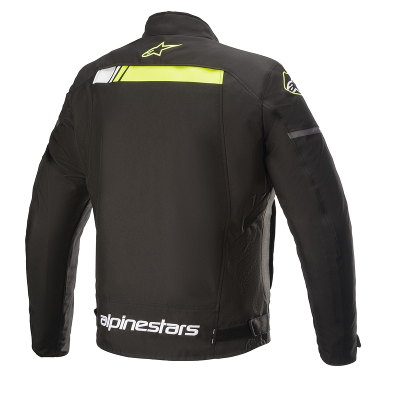 Alpinestars T-SP S Ignition Giacca da moto impermeabile nero-giallo fluo