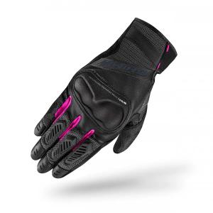 Guanti da moto da donna Shima Hero nero e rosa