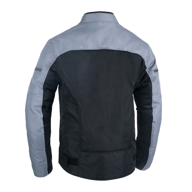 Giacca da moto Oxford Spartan Air grigio-nero