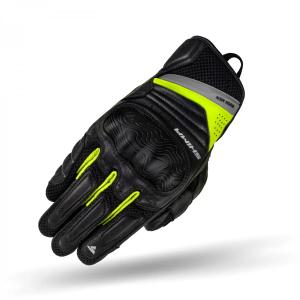 Guanti da moto Shima Rush nero-giallo fluo
