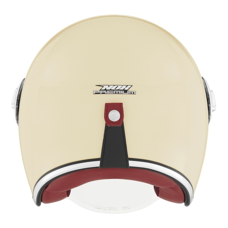 Casco moto aperto NOX PREMIUM Heritage bianco crema