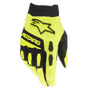 Guanti da motocross Alpinestars Full Bore giallo fluo-nero