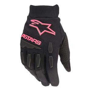 Guanti da motocross Alpinestars Stella Full Bore da donna, neri e rosa
