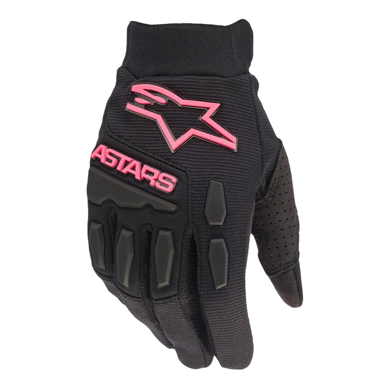 Guanti da motocross Alpinestars Stella Full Bore da donna, neri e rosa