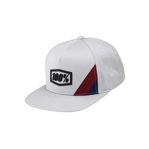 Cappellino 100% Cornerstone Snapback bianco