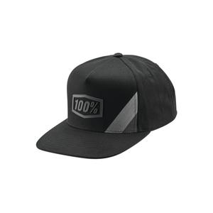 Cappellino 100% Cornestone USA Snapback nero-grigio