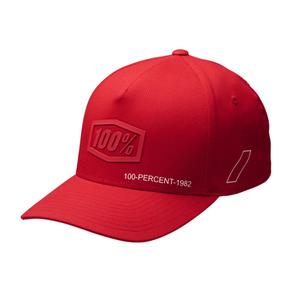 Cappello 100% Shadow Flexfit rosso
