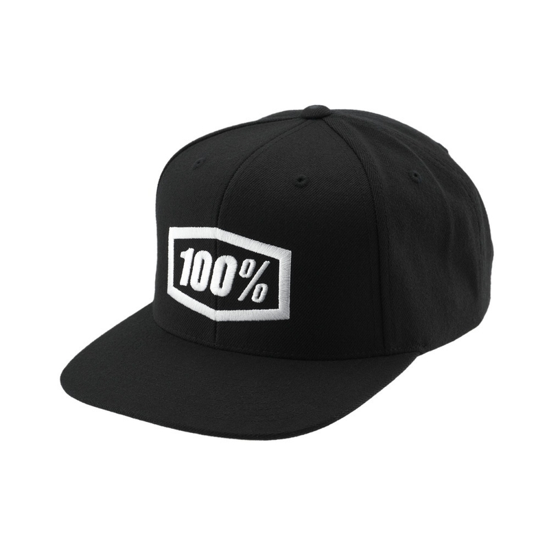 Cappellino 100% Icon Snapback nero
