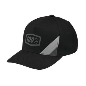 Cappello 100% Cornestone X-Fit nero-grigio