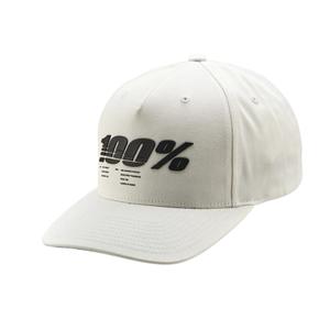 Cappello 100% Staunch Snapback bianco