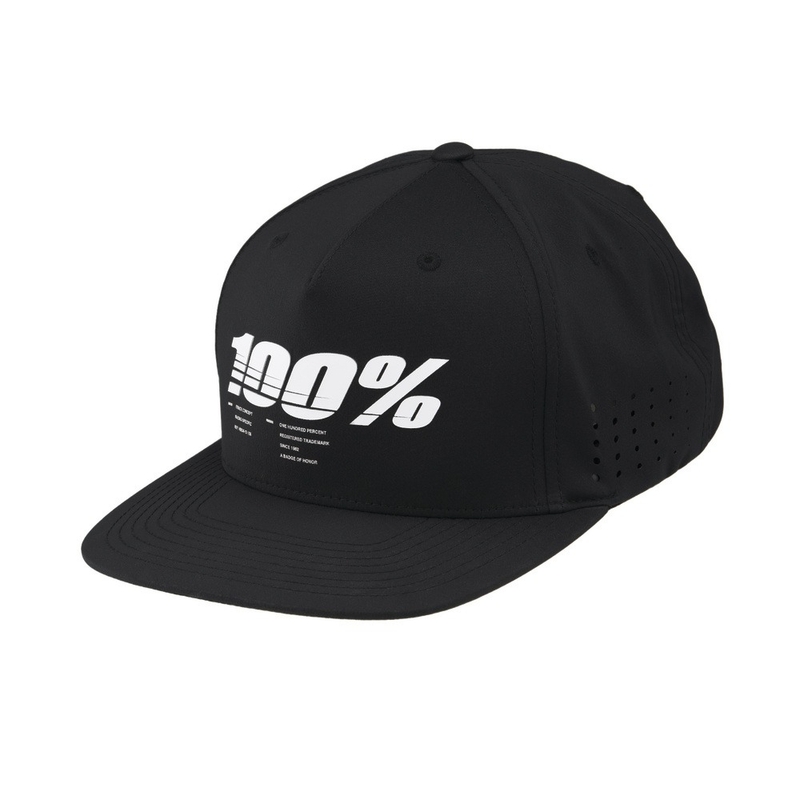 100% Drive Snapback Cap Nero