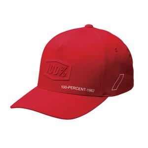 Cappellino 100% Shadow Snapback rosso