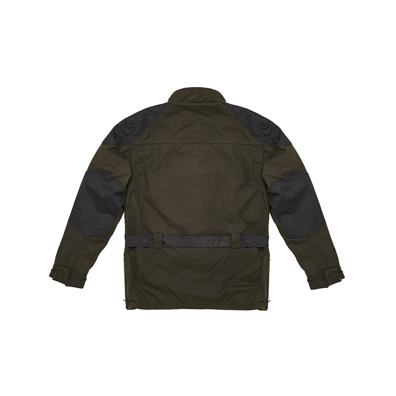 Giacca moto Fuel Bunker verde-nera
