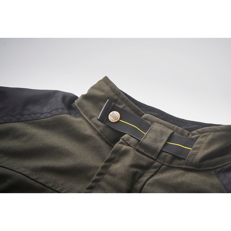 Giacca moto Fuel Bunker verde-nera