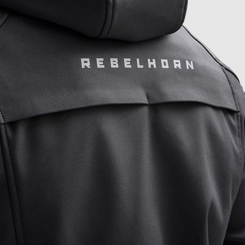 Giacca da moto Softshell Rebelhorn Slash Nero