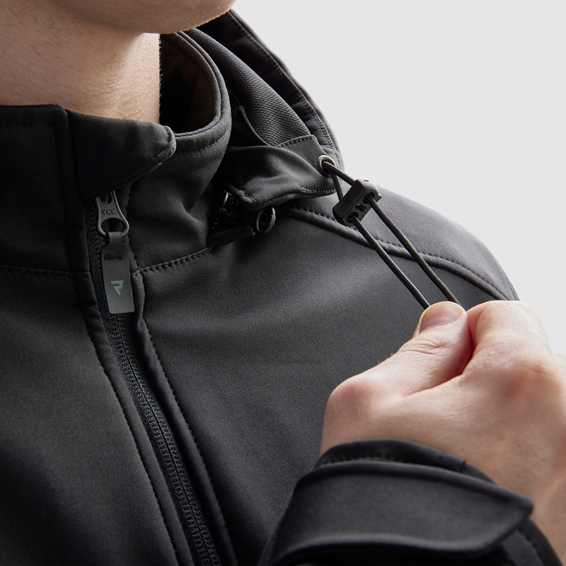 Giacca da moto Softshell Rebelhorn Slash Nero
