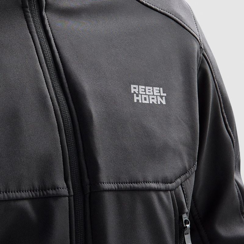 Giacca da moto Softshell Rebelhorn Slash Nero