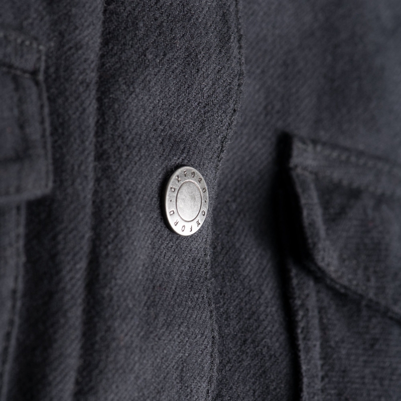 Camicia da moto Oxford Kickback 2.0 Donna Nero