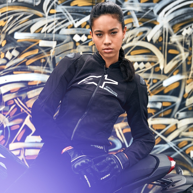 Giacca da moto Alpinestars Stella SMX Air Donna Nero