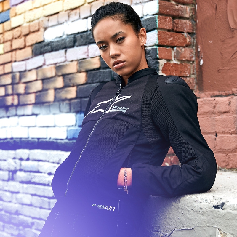 Giacca da moto Alpinestars Stella SMX Air Donna Nero