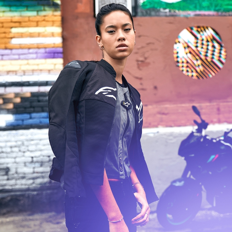 Giacca da moto Alpinestars Stella SMX Air Donna Nero