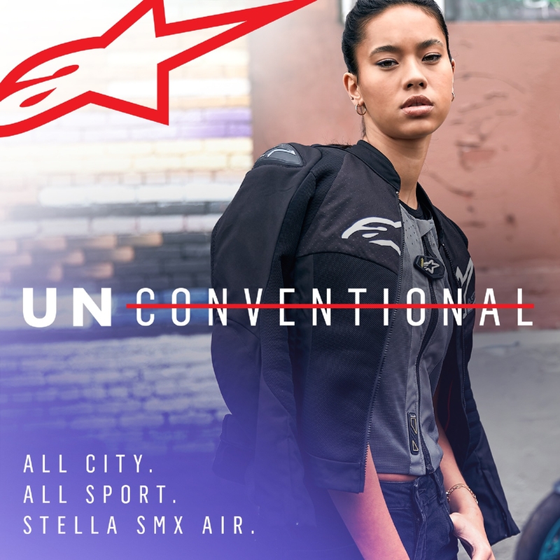 Giacca da moto Alpinestars Stella SMX Air Donna Nero