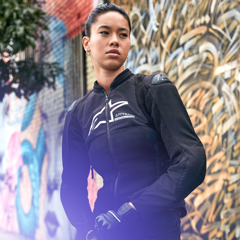 Giacca da moto Alpinestars Stella SMX Air Donna Nero