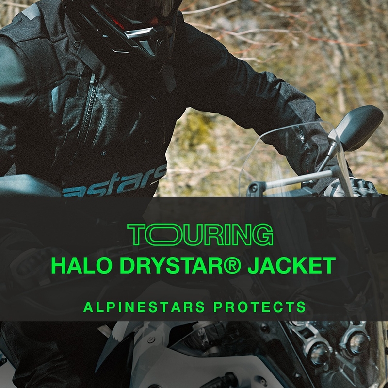 Alpinestars Halo Drystar Nero Giacca da moto