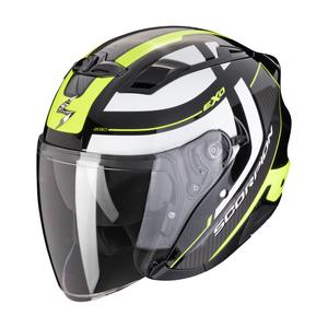 Casco moto aperto SCORPION EXO-230 PUL nero-giallo fluo