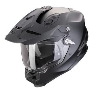 Casco da enduro Scorpion ADF-9000 Air Feat Solid nero opaco