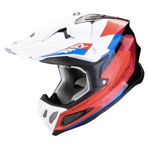 Casco da motocross Scorpion VX-22 Air BETA nero-rosso-bianco