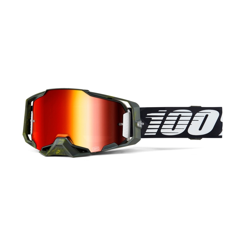 Occhiali da motocross 100% - USA ARMEGA Soledad plexi rosso