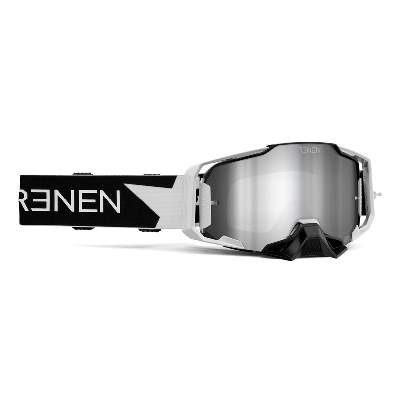 Occhiali da motocross 100% - USA ARMEGA Renen argento plexi