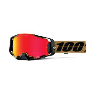 Occhiali da motocross 100% - USA ARMEGA GLORY - Plexi iper rosso
