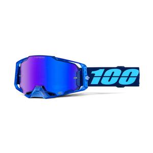 Occhiali da motocross 100% - USA ARMEGA COUPE - Plexi iper blu