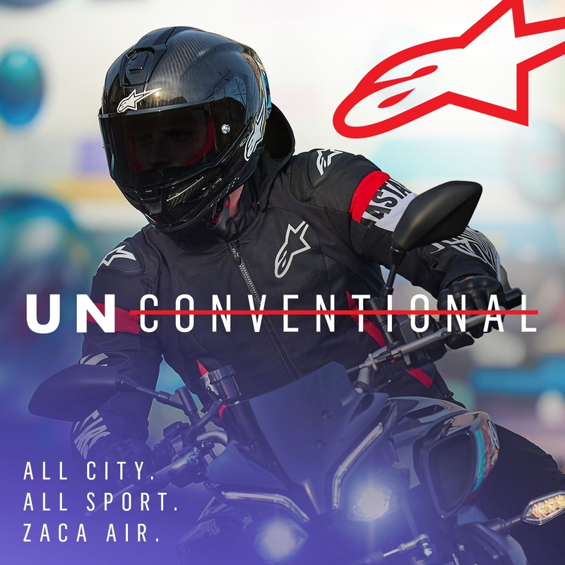 Giacca da moto impermeabile Alpinestars Zaca Air nero-bianco-rosso fluo