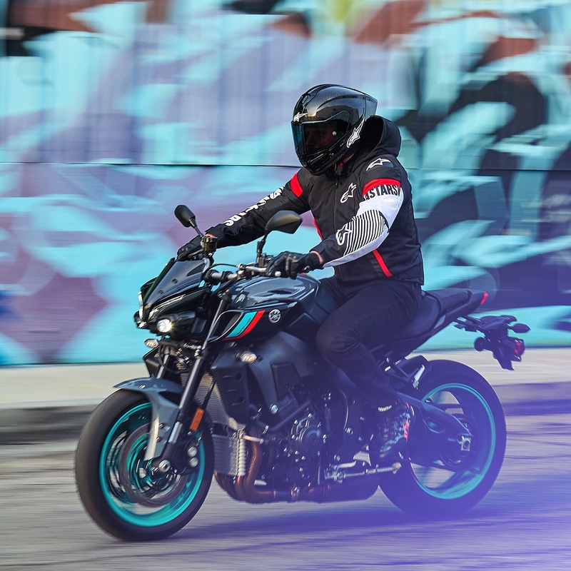 Giacca da moto impermeabile Alpinestars Zaca Air nero-bianco-rosso fluo