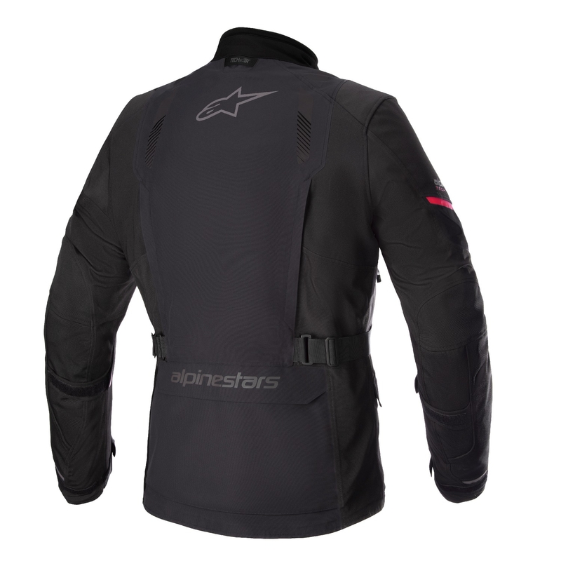 Giacca da moto Alpinestars Monteira Drystar XF nera e rossa