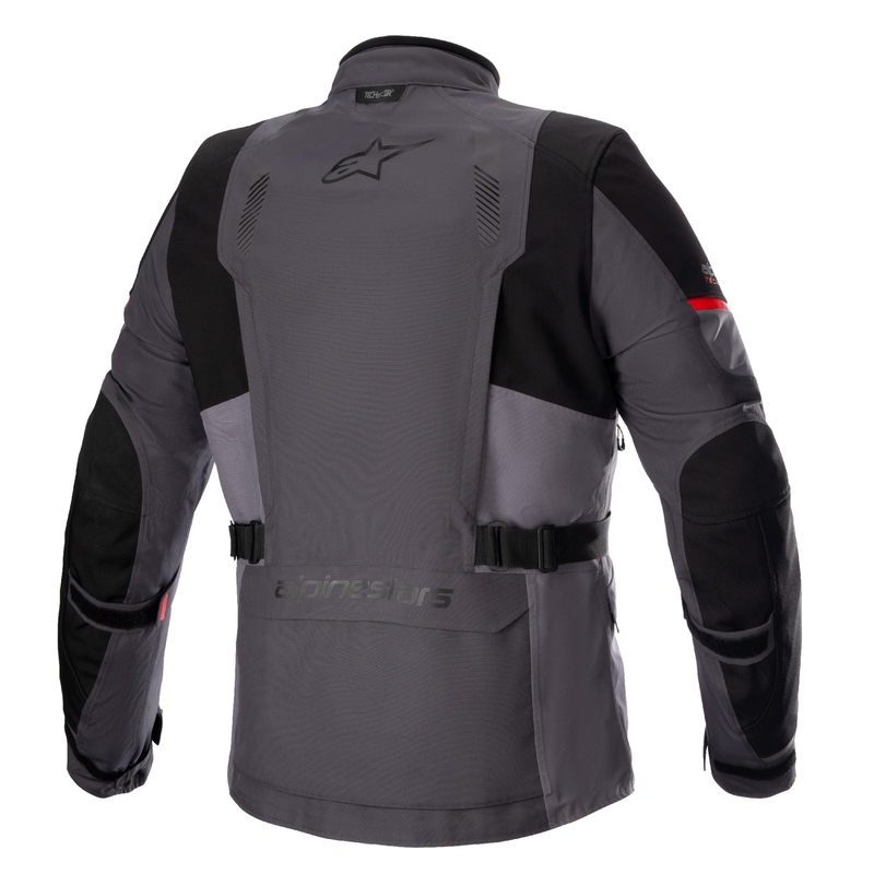 Giacca da moto Alpinestars Monteira Drystar XF grigio scuro-nero-rosso