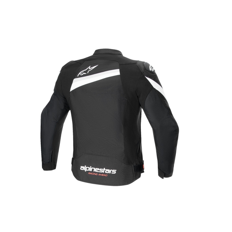 Giacca da moto Alpinestars T-GP PLUS R 4 bianca e nera